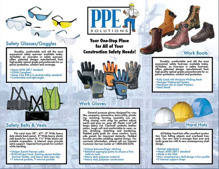 PPE Solutions trifold - inside